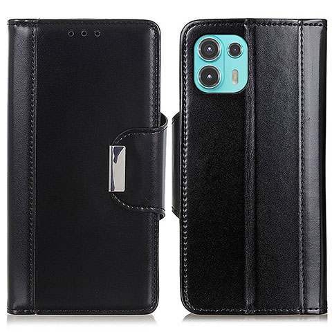 Coque Portefeuille Livre Cuir Etui Clapet M14L pour Motorola Moto Edge 20 Lite 5G Noir