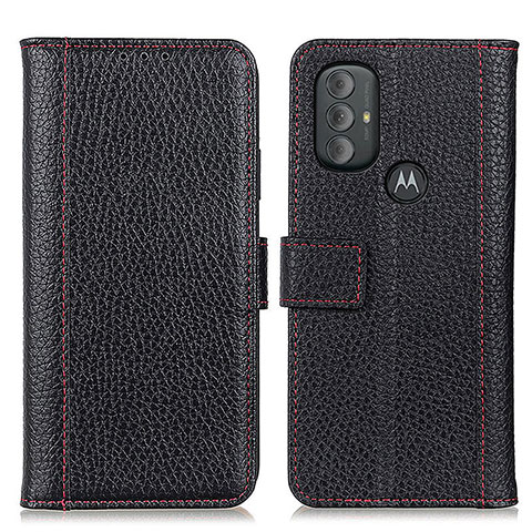 Coque Portefeuille Livre Cuir Etui Clapet M14L pour Motorola Moto G Play Gen 2 Noir