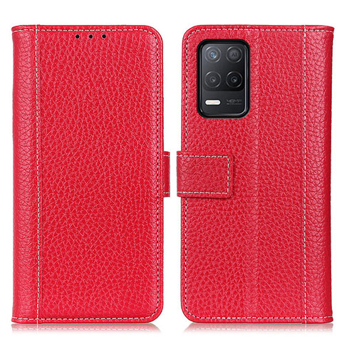 Coque Portefeuille Livre Cuir Etui Clapet M14L pour Realme 8 5G Rouge