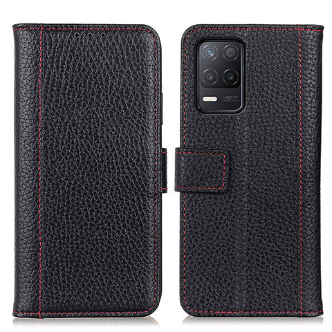 Coque Portefeuille Livre Cuir Etui Clapet M14L pour Realme Q3i 5G Noir