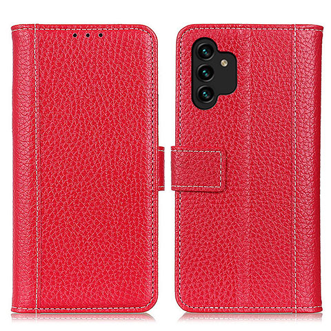 Coque Portefeuille Livre Cuir Etui Clapet M14L pour Samsung Galaxy A04s Rouge