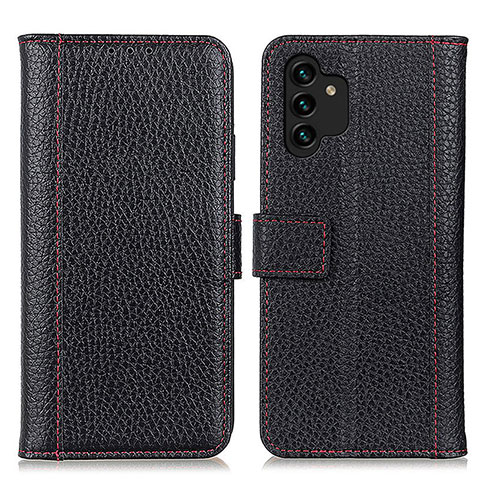 Coque Portefeuille Livre Cuir Etui Clapet M14L pour Samsung Galaxy A13 4G Noir