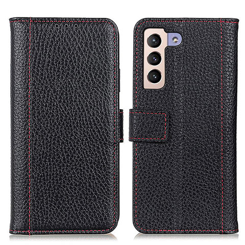 Coque Portefeuille Livre Cuir Etui Clapet M14L pour Samsung Galaxy S22 Plus 5G Noir