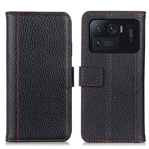 Coque Portefeuille Livre Cuir Etui Clapet M14L pour Xiaomi Mi 11 Ultra 5G Noir