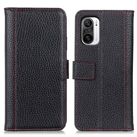 Coque Portefeuille Livre Cuir Etui Clapet M14L pour Xiaomi Mi 11i 5G Noir