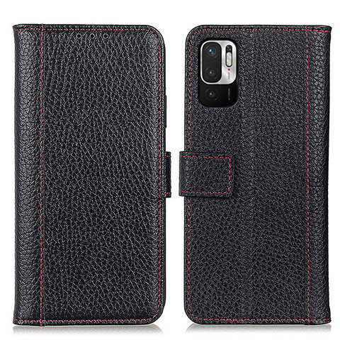 Coque Portefeuille Livre Cuir Etui Clapet M14L pour Xiaomi Redmi Note 10 JE 5G Noir