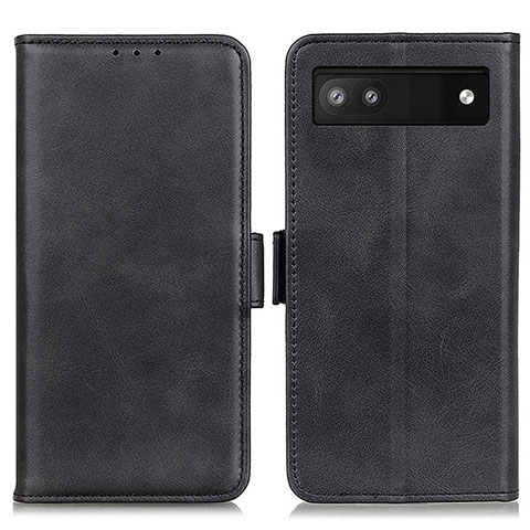 Coque Portefeuille Livre Cuir Etui Clapet M15L pour Google Pixel 6a 5G Noir