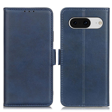 Coque Portefeuille Livre Cuir Etui Clapet M15L pour Google Pixel 8 5G Bleu