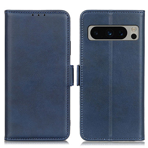 Coque Portefeuille Livre Cuir Etui Clapet M15L pour Google Pixel 8 Pro 5G Bleu