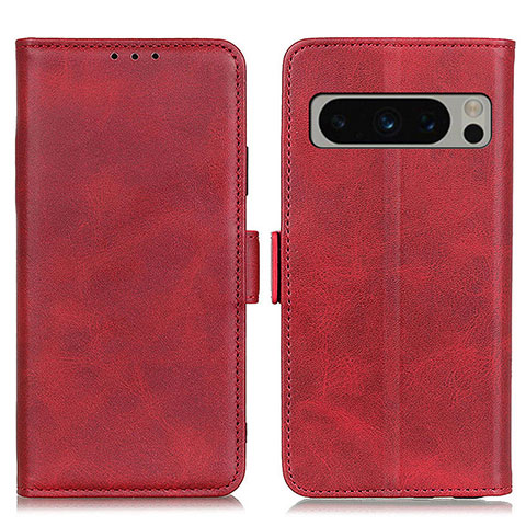 Coque Portefeuille Livre Cuir Etui Clapet M15L pour Google Pixel 8 Pro 5G Rouge