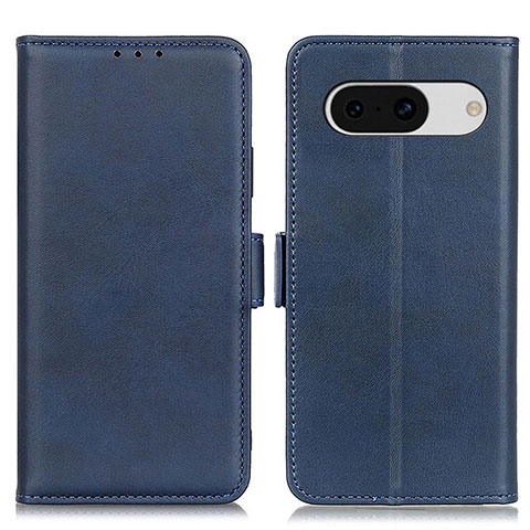 Coque Portefeuille Livre Cuir Etui Clapet M15L pour Google Pixel 8a 5G Bleu