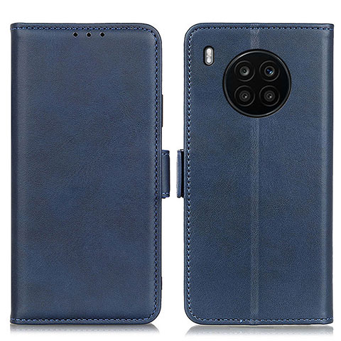 Coque Portefeuille Livre Cuir Etui Clapet M15L pour Huawei Honor 50 Lite Bleu