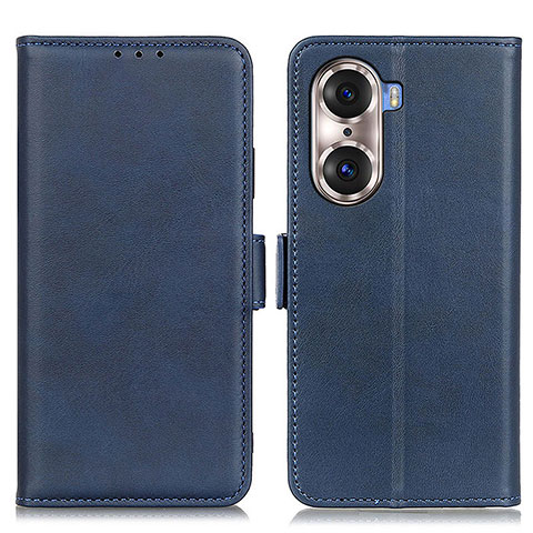 Coque Portefeuille Livre Cuir Etui Clapet M15L pour Huawei Honor 60 Pro 5G Bleu