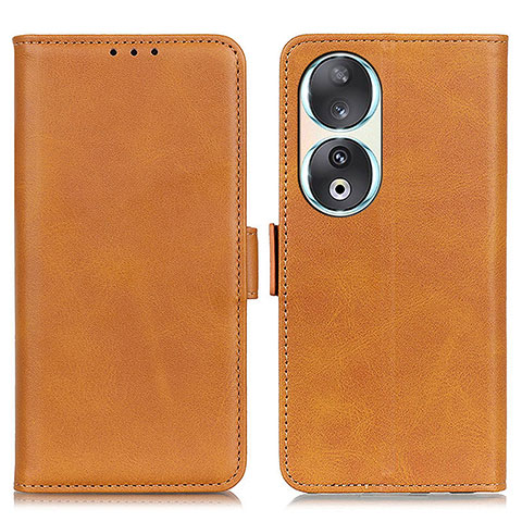 Coque Portefeuille Livre Cuir Etui Clapet M15L pour Huawei Honor 90 5G Brun Clair