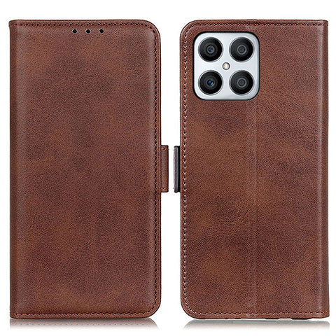 Coque Portefeuille Livre Cuir Etui Clapet M15L pour Huawei Honor X8 4G Marron