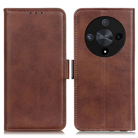 Coque Portefeuille Livre Cuir Etui Clapet M15L pour Huawei Honor X9b 5G Marron