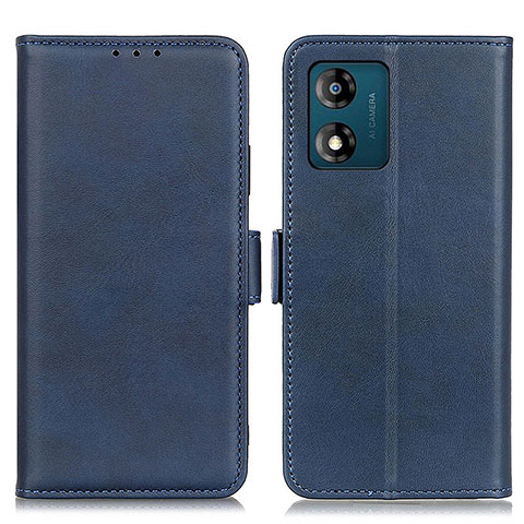 Coque Portefeuille Livre Cuir Etui Clapet M15L pour Motorola Moto E13 Bleu