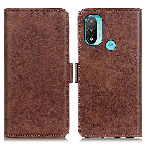 Coque Portefeuille Livre Cuir Etui Clapet M15L pour Motorola Moto E20 Marron