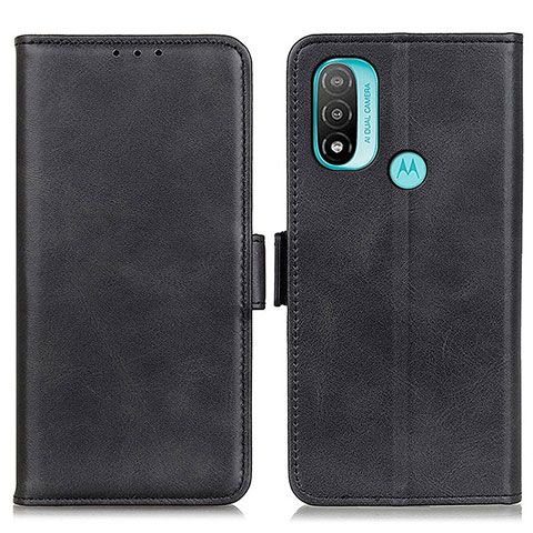 Coque Portefeuille Livre Cuir Etui Clapet M15L pour Motorola Moto E20 Noir