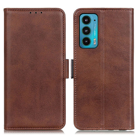 Coque Portefeuille Livre Cuir Etui Clapet M15L pour Motorola Moto Edge 20 5G Marron