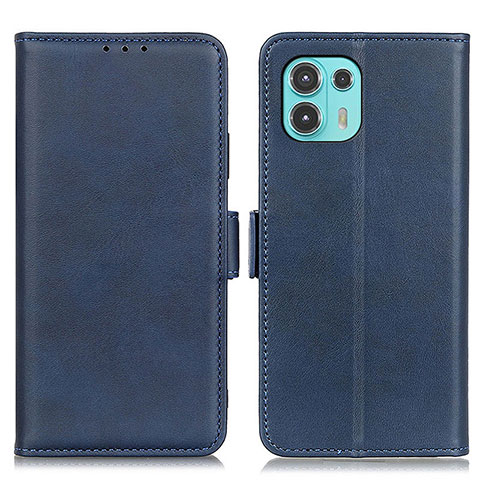 Coque Portefeuille Livre Cuir Etui Clapet M15L pour Motorola Moto Edge 20 Lite 5G Bleu