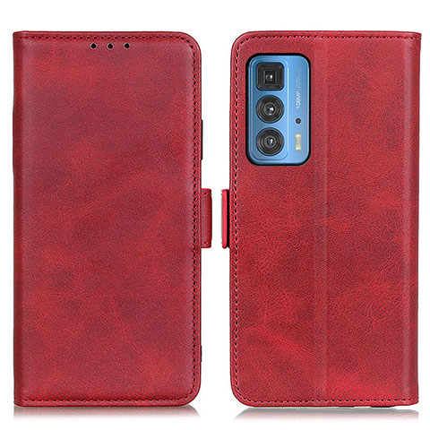 Coque Portefeuille Livre Cuir Etui Clapet M15L pour Motorola Moto Edge 20 Pro 5G Rouge