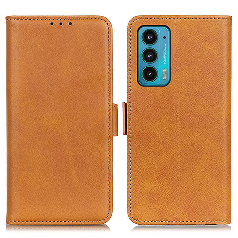 Coque Portefeuille Livre Cuir Etui Clapet M15L pour Motorola Moto Edge Lite 5G Brun Clair