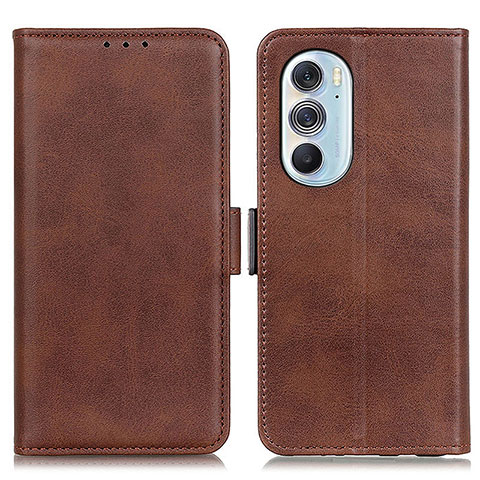 Coque Portefeuille Livre Cuir Etui Clapet M15L pour Motorola Moto Edge X30 5G Marron