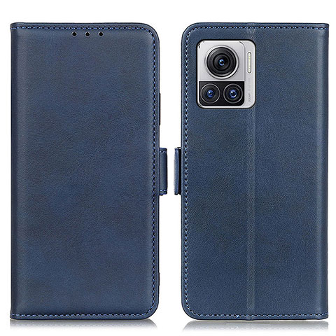 Coque Portefeuille Livre Cuir Etui Clapet M15L pour Motorola Moto Edge X30 Pro 5G Bleu