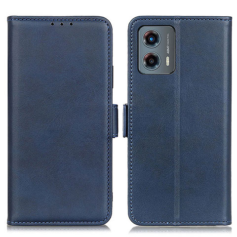 Coque Portefeuille Livre Cuir Etui Clapet M15L pour Motorola Moto G 5G (2023) Bleu