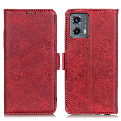 Coque Portefeuille Livre Cuir Etui Clapet M15L pour Motorola Moto G 5G (2023) Rouge