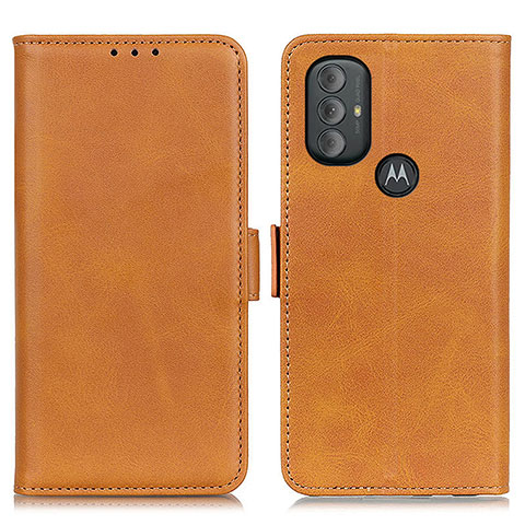 Coque Portefeuille Livre Cuir Etui Clapet M15L pour Motorola Moto G Play (2023) Brun Clair