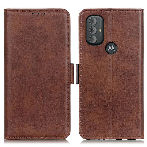 Coque Portefeuille Livre Cuir Etui Clapet M15L pour Motorola Moto G Play Gen 2 Marron