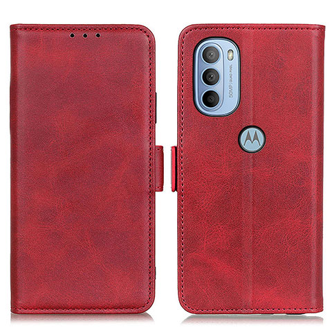 Coque Portefeuille Livre Cuir Etui Clapet M15L pour Motorola Moto G31 Rouge