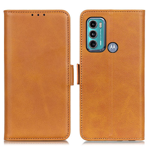 Coque Portefeuille Livre Cuir Etui Clapet M15L pour Motorola Moto G40 Fusion Brun Clair