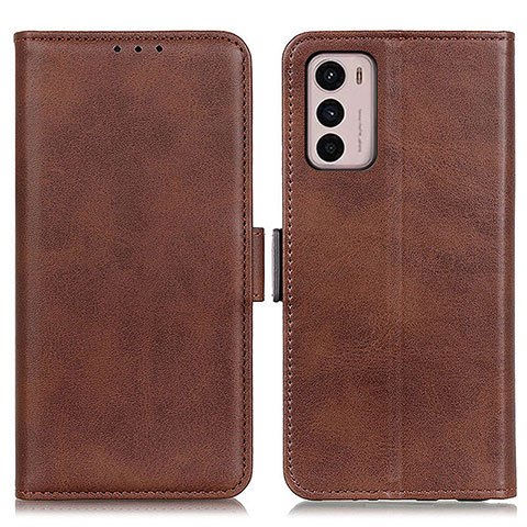 Coque Portefeuille Livre Cuir Etui Clapet M15L pour Motorola Moto G42 Marron