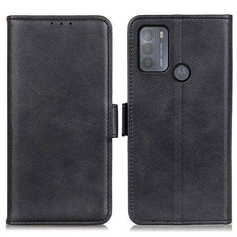 Coque Portefeuille Livre Cuir Etui Clapet M15L pour Motorola Moto G50 Noir