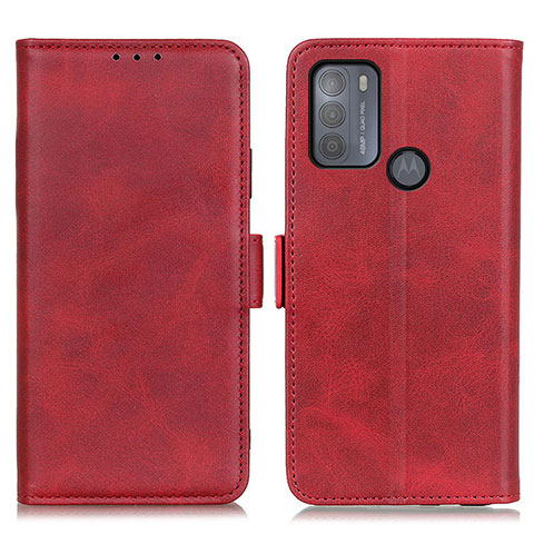 Coque Portefeuille Livre Cuir Etui Clapet M15L pour Motorola Moto G50 Rouge