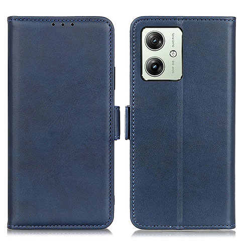 Coque Portefeuille Livre Cuir Etui Clapet M15L pour Motorola Moto G54 5G Bleu