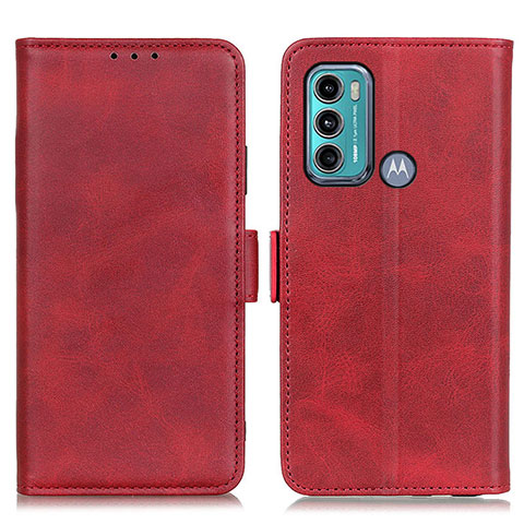 Coque Portefeuille Livre Cuir Etui Clapet M15L pour Motorola Moto G60 Rouge