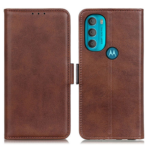 Coque Portefeuille Livre Cuir Etui Clapet M15L pour Motorola Moto G71 5G Marron