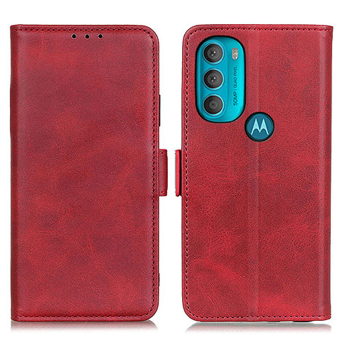 Coque Portefeuille Livre Cuir Etui Clapet M15L pour Motorola Moto G71 5G Rouge