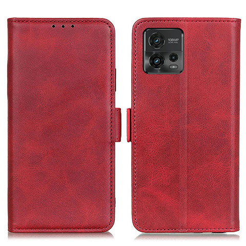 Coque Portefeuille Livre Cuir Etui Clapet M15L pour Motorola Moto G72 Brun Clair