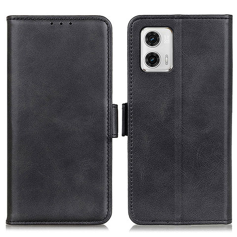 Coque Portefeuille Livre Cuir Etui Clapet M15L pour Motorola Moto G73 5G Noir