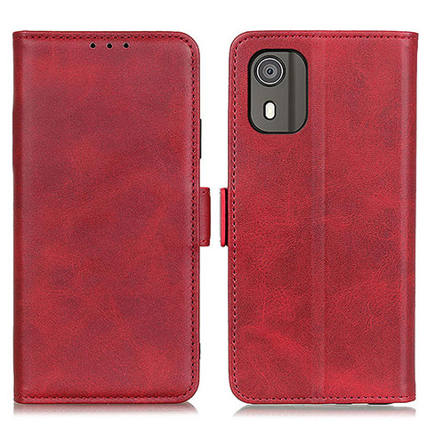 Coque Portefeuille Livre Cuir Etui Clapet M15L pour Nokia C02 Rouge