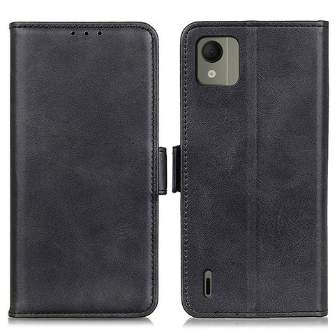 Coque Portefeuille Livre Cuir Etui Clapet M15L pour Nokia C110 Noir