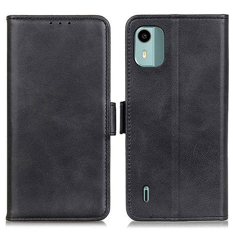 Coque Portefeuille Livre Cuir Etui Clapet M15L pour Nokia C12 Noir