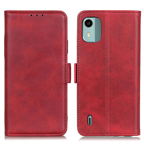 Coque Portefeuille Livre Cuir Etui Clapet M15L pour Nokia C12 Plus Brun Clair