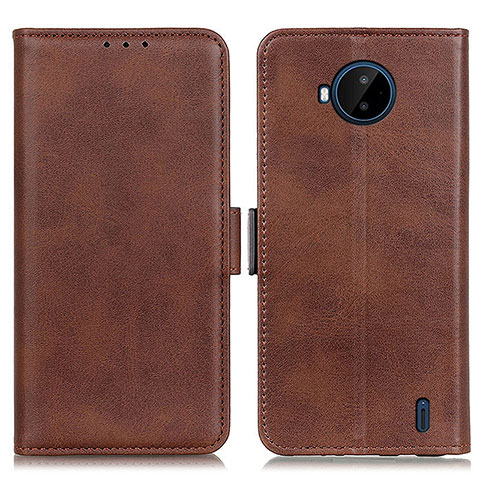 Coque Portefeuille Livre Cuir Etui Clapet M15L pour Nokia C20 Plus Marron