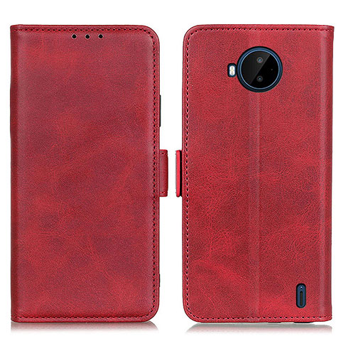 Coque Portefeuille Livre Cuir Etui Clapet M15L pour Nokia C20 Plus Rouge